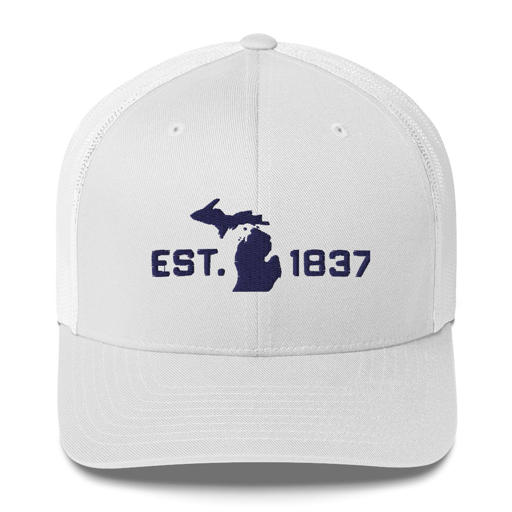 Michigan 'EST 1837' Trucker Hat (Athletic Font)