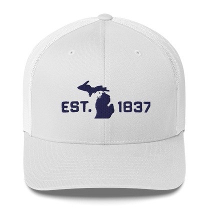 Michigan 'EST 1837' Trucker Hat (Athletic Font)