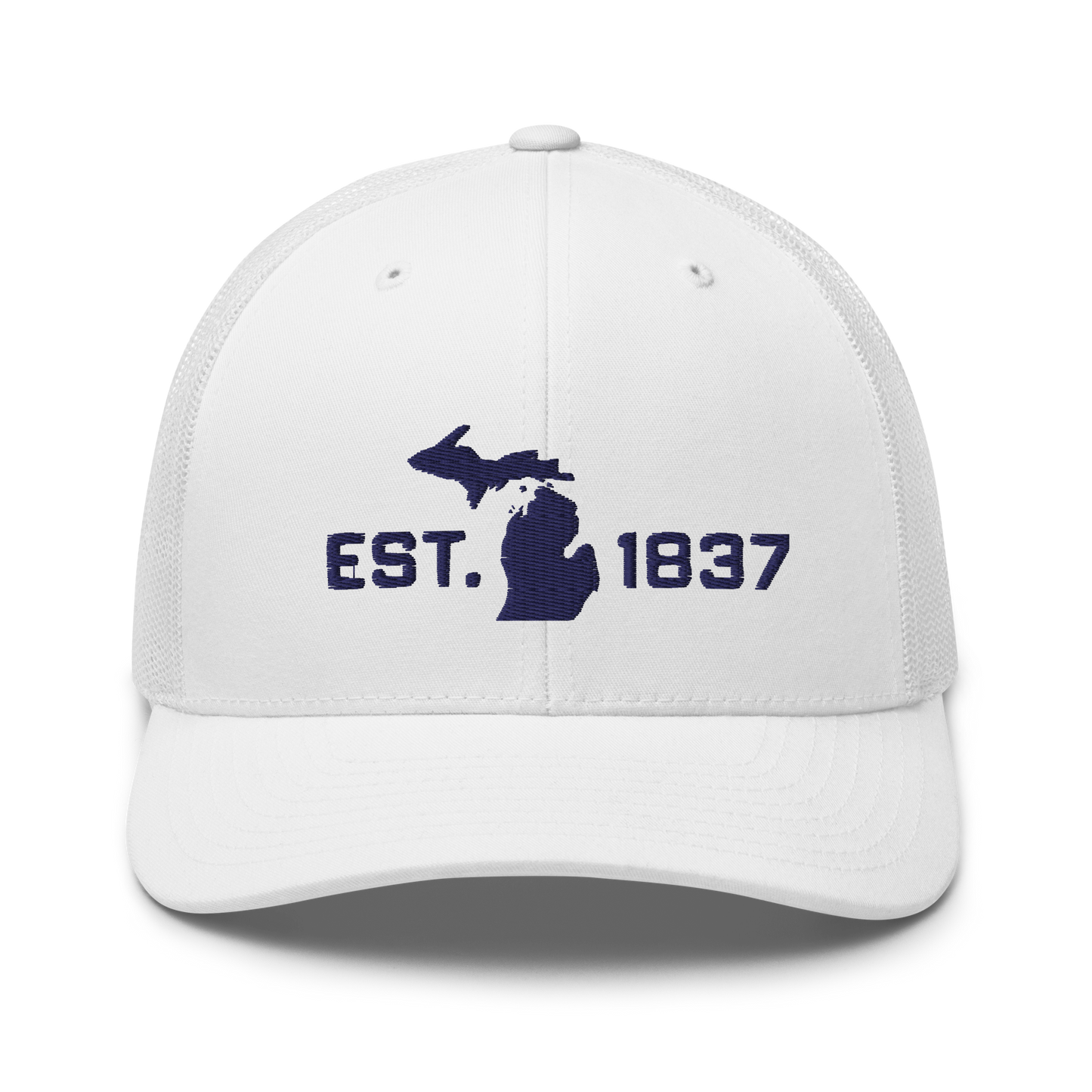 Michigan 'EST 1837' Trucker Hat (Athletic Font)