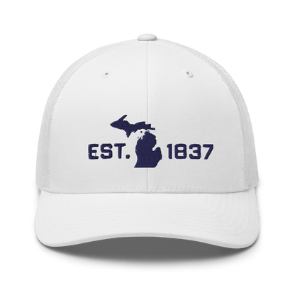 Michigan 'EST 1837' Trucker Hat (Athletic Font)