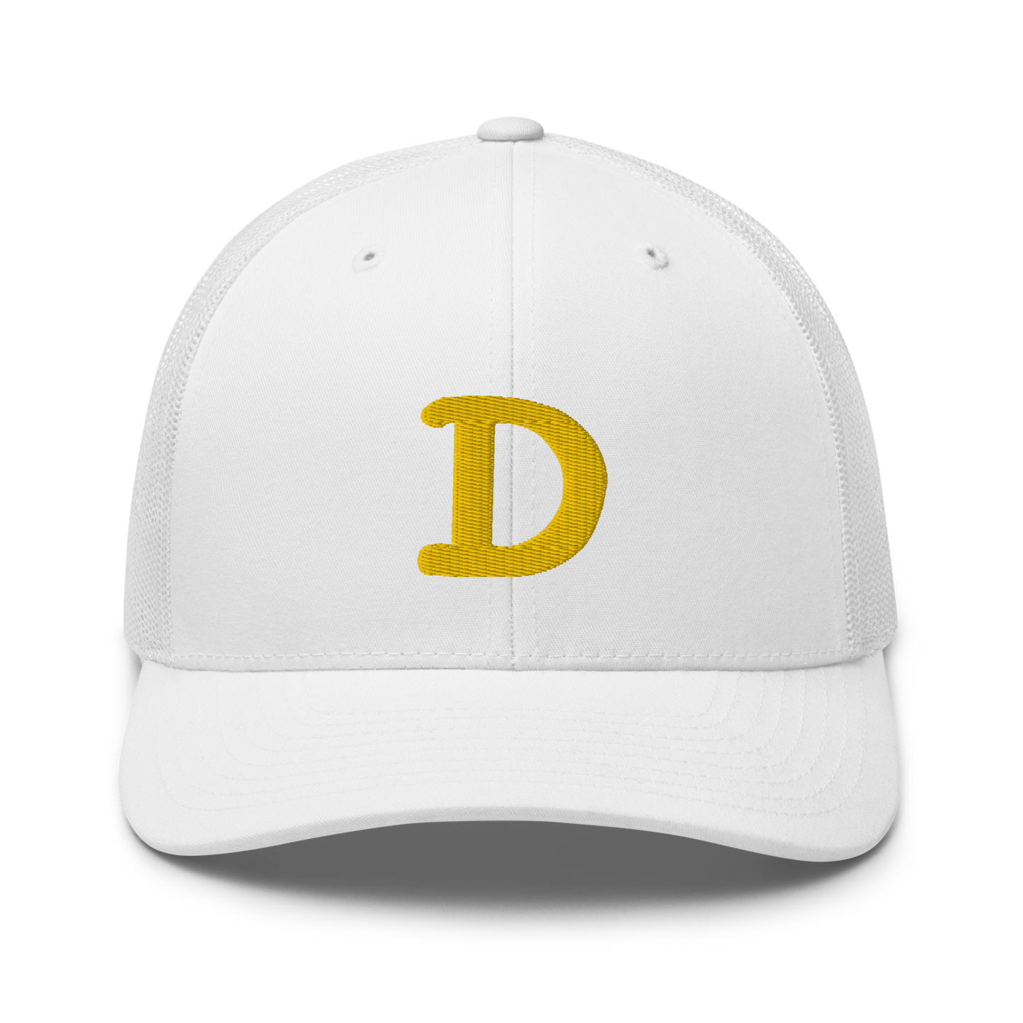 Detroit 'Old French D' Trucker Hat | Gold Embroidery