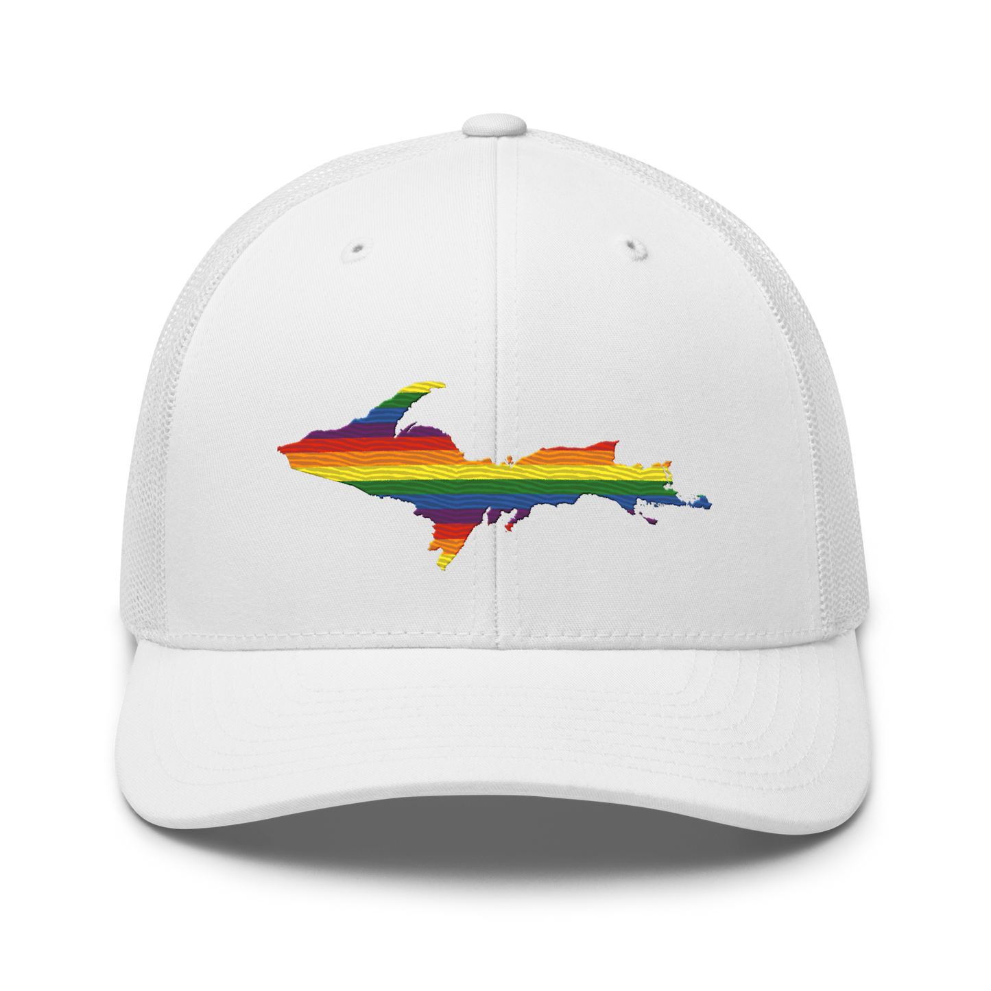 Michigan Upper Peninsula Trucker Hat (Pride Edition)