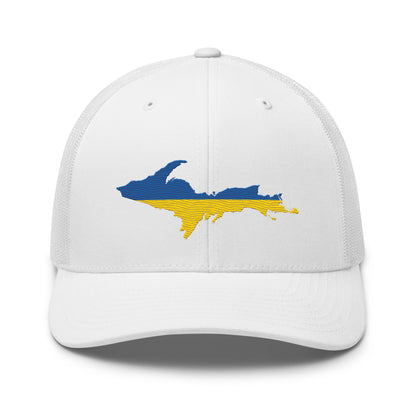 Michigan Upper Peninsula Trucker Hat (Ukraine Edition)