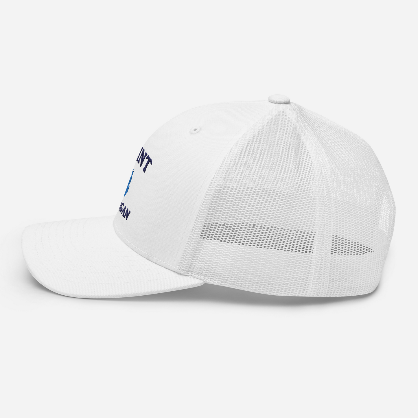 'Flint Michigan' Trucker Hat (w/ Michigan Outline)