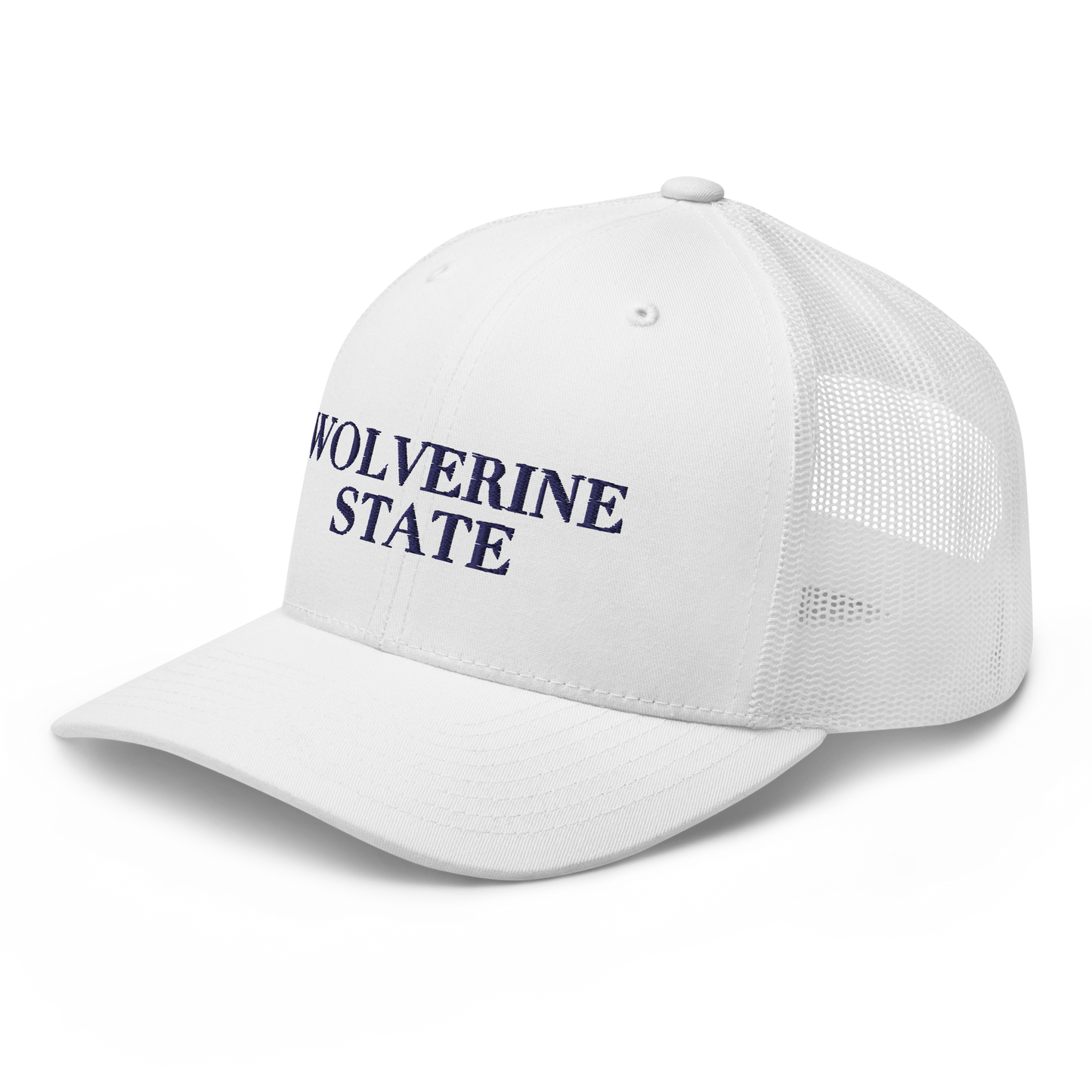 Michigan 'Wolverine State' Trucker Hat (Didone Font)