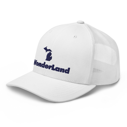 Michigan 'Wonderland' Trucker Hat (Geometric Sans Font)