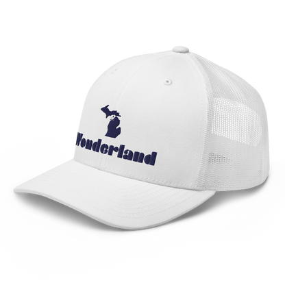 Michigan 'Wonderland' Trucker Hat (Art Deco Font)