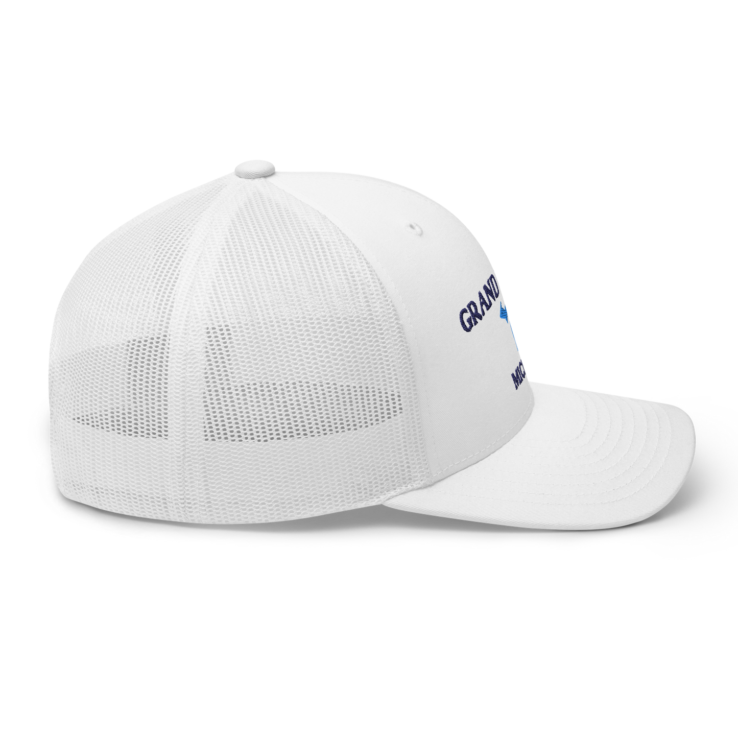 'Grand Rapids Michigan' Trucker Hat (w/ Michigan Outline)