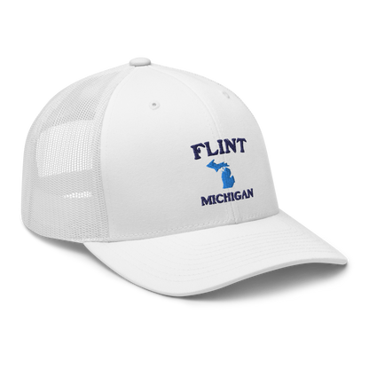 'Flint Michigan' Trucker Hat (w/ Michigan Outline)