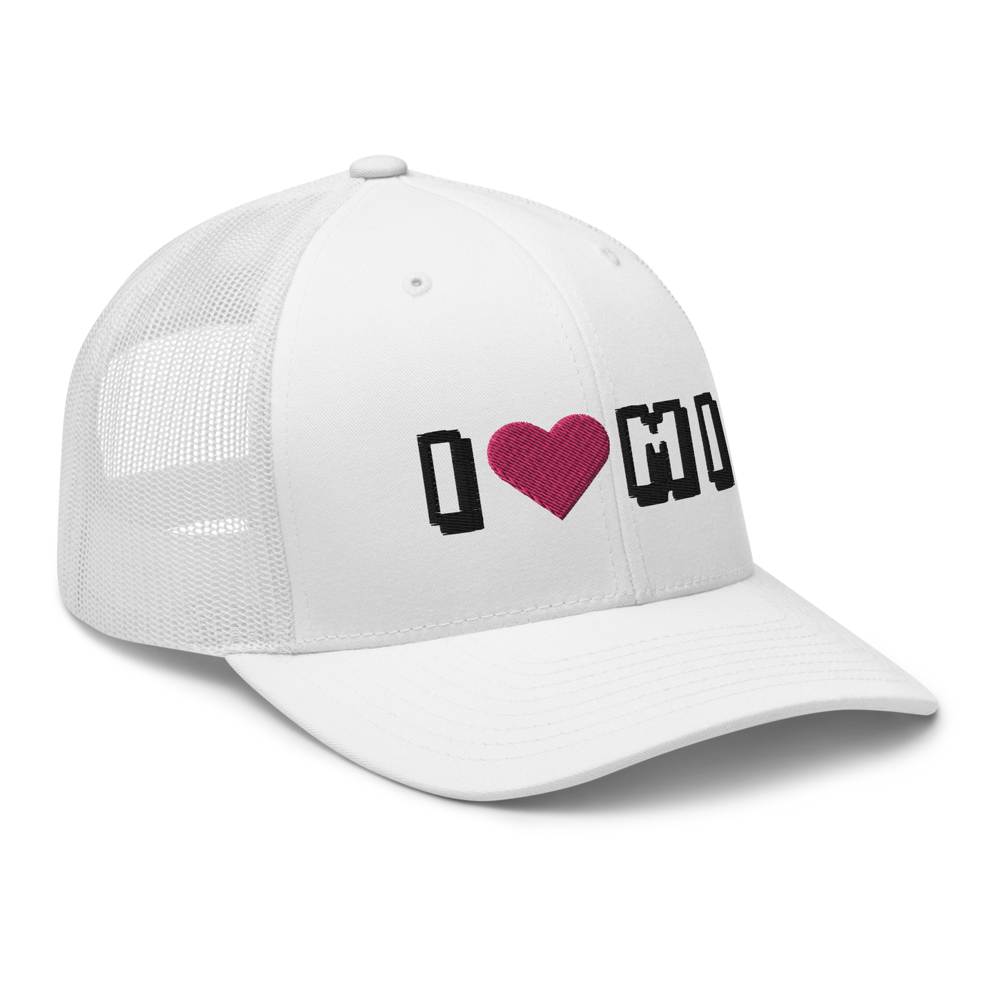 Michigan 'I ❤️ MI' Trucker Hat (Arcade Font)