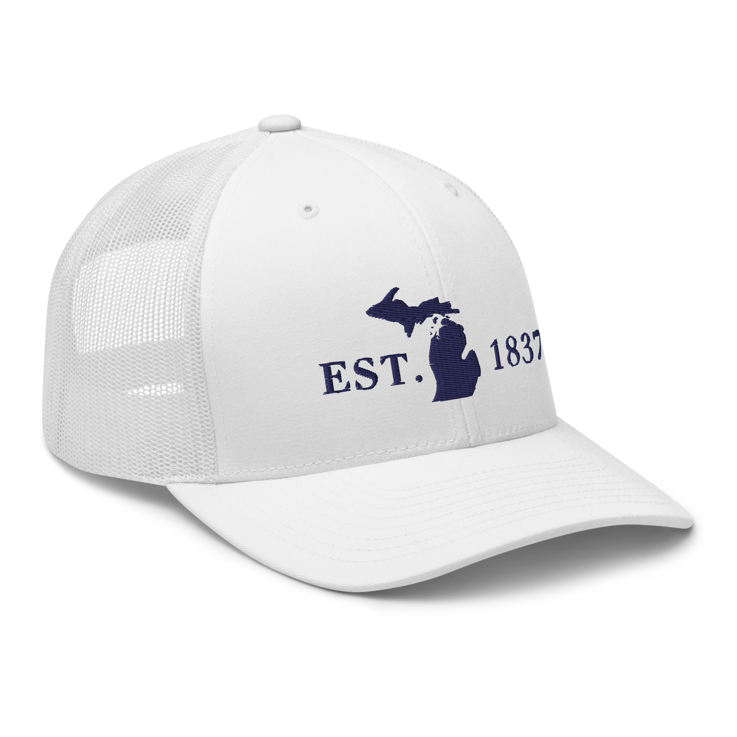 Michigan 'EST 1837' Trucker Hat (Didone Font)