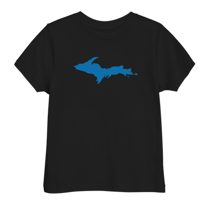 Michigan Upper Peninsula T-Shirt (w/ Azure UP Outline) | Toddler Short Sleeve