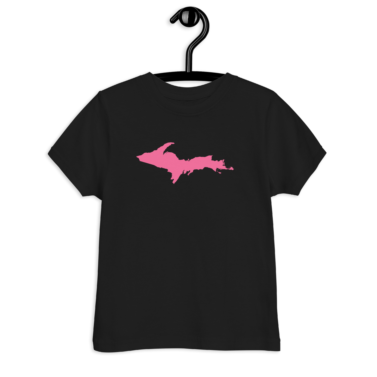 Michigan Upper Peninsula T-Shirt (w/ Pink UP Outline) | Toddler Short Sleeve