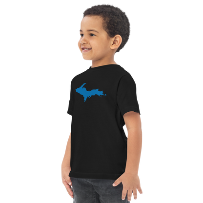 Michigan Upper Peninsula T-Shirt (w/ Azure UP Outline) | Toddler Short Sleeve