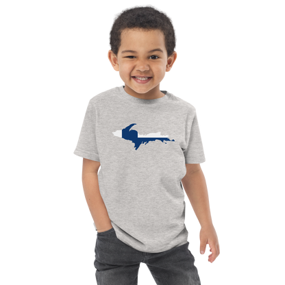 Michigan Upper Peninsula T-Shirt (w/ UP Finland Flag Outline) | Toddler Short Sleeve