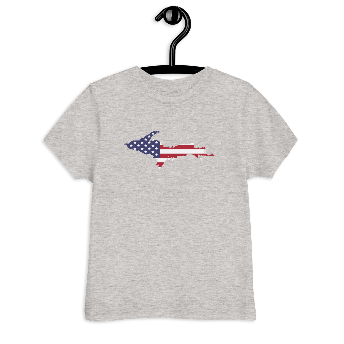 Michigan Upper Peninsula T-Shirt (w/ UP USA Flag Outline) | Toddler Short Sleeve