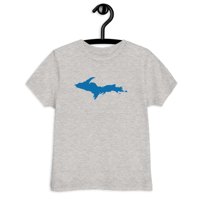 Michigan Upper Peninsula T-Shirt (w/ Azure UP Outline) | Toddler Short Sleeve