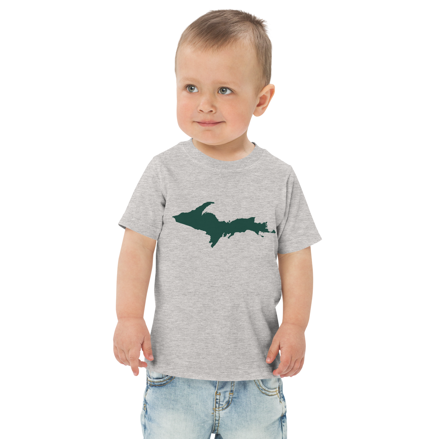 Michigan Upper Peninsula (w/ Green UP Outline) | Toddler Short Sleeve