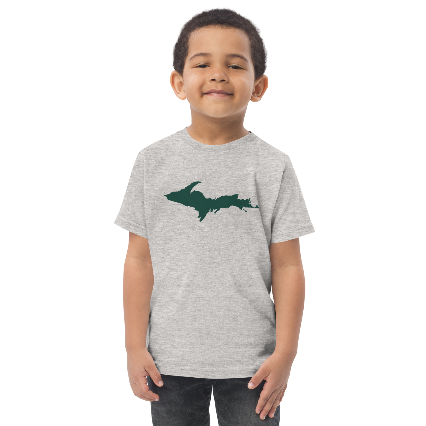 Michigan Upper Peninsula (w/ Green UP Outline) | Toddler Short Sleeve