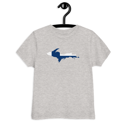 Michigan Upper Peninsula T-Shirt (w/ UP Finland Flag Outline) | Toddler Short Sleeve