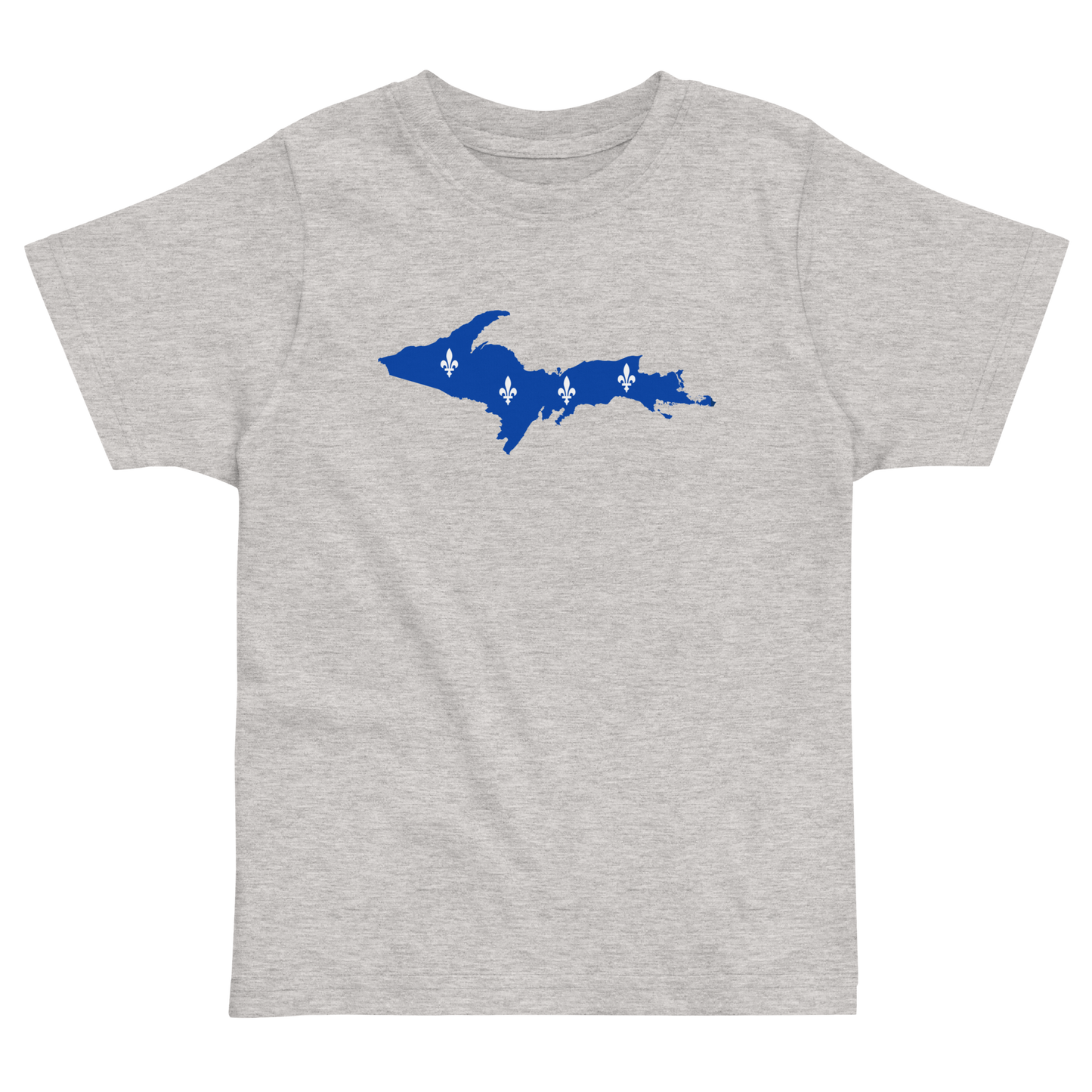 Michigan Upper Peninsula T-Shirt (w/ UP Quebec Flag Outline) | Toddler Short Sleeve