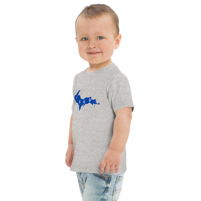 Michigan Upper Peninsula T-Shirt (w/ UP Quebec Flag Outline) | Toddler Short Sleeve