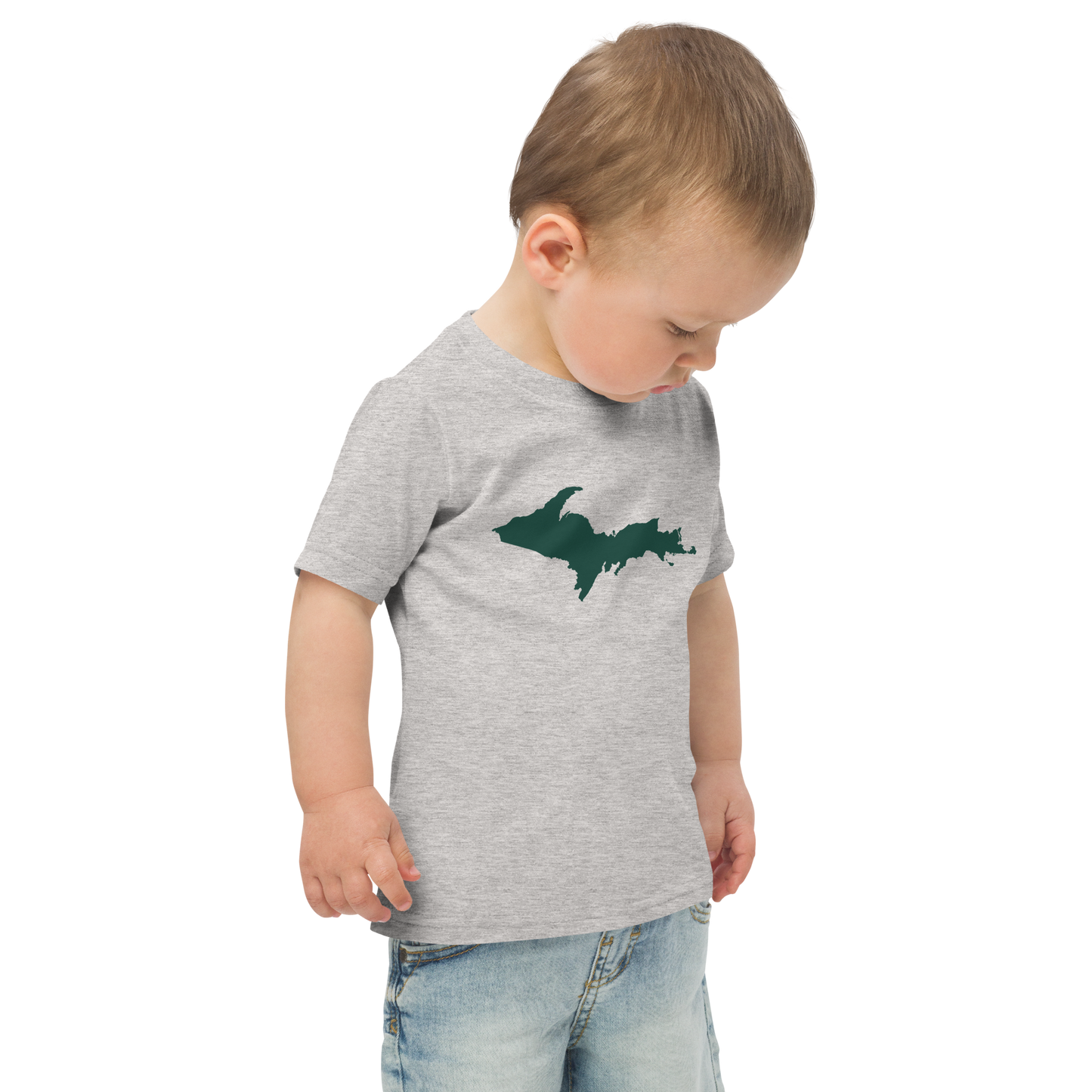 Michigan Upper Peninsula (w/ Green UP Outline) | Toddler Short Sleeve