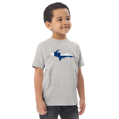 Michigan Upper Peninsula T-Shirt (w/ UP Finland Flag Outline) | Toddler Short Sleeve