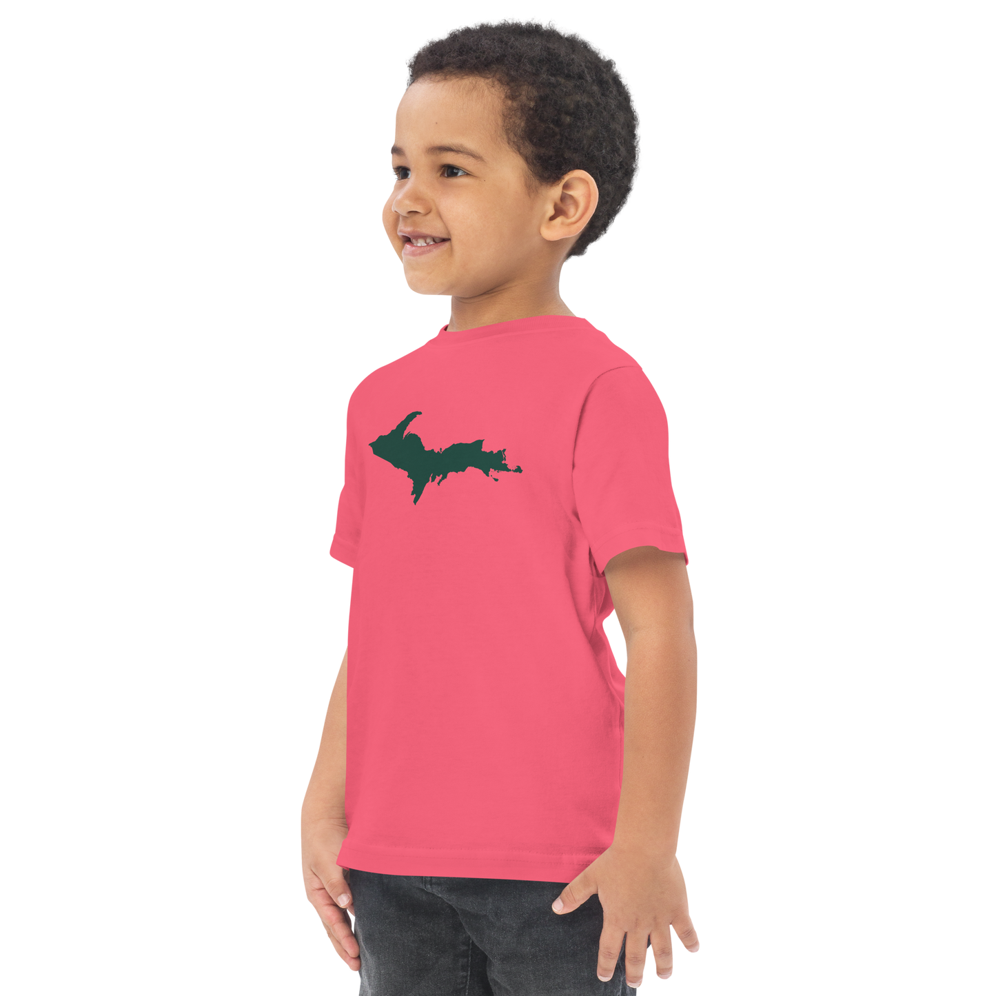 Michigan Upper Peninsula (w/ Green UP Outline) | Toddler Short Sleeve