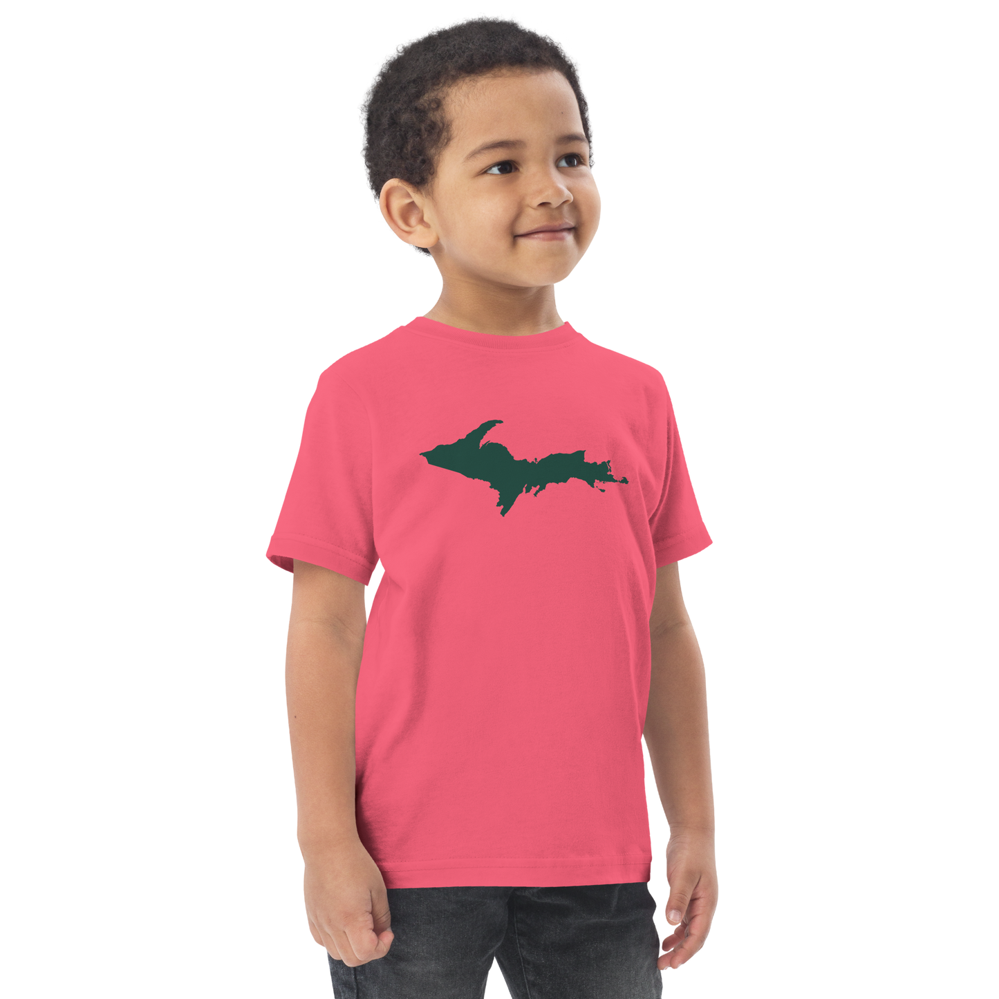 Michigan Upper Peninsula (w/ Green UP Outline) | Toddler Short Sleeve