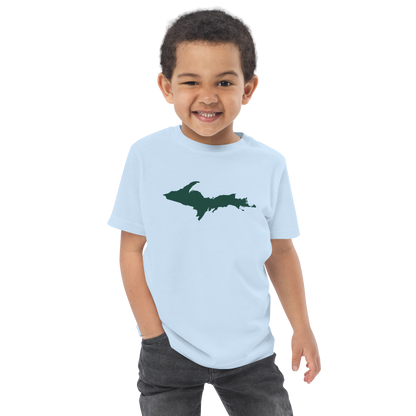 Michigan Upper Peninsula (w/ Green UP Outline) | Toddler Short Sleeve