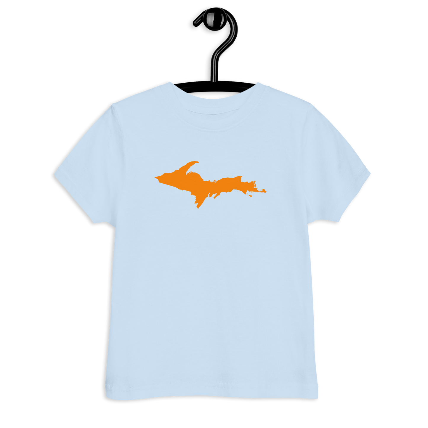 Michigan Upper Peninsula T-Shirt (w/ Orange UP Outline) | Toddler Short Sleeve