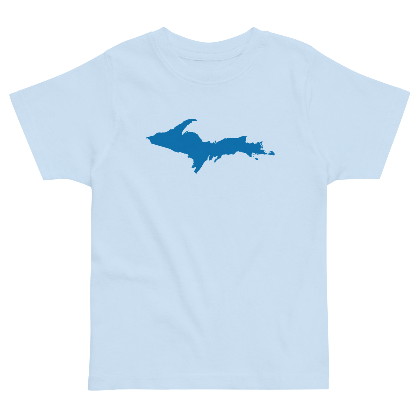 Michigan Upper Peninsula T-Shirt (w/ Azure UP Outline) | Toddler Short Sleeve