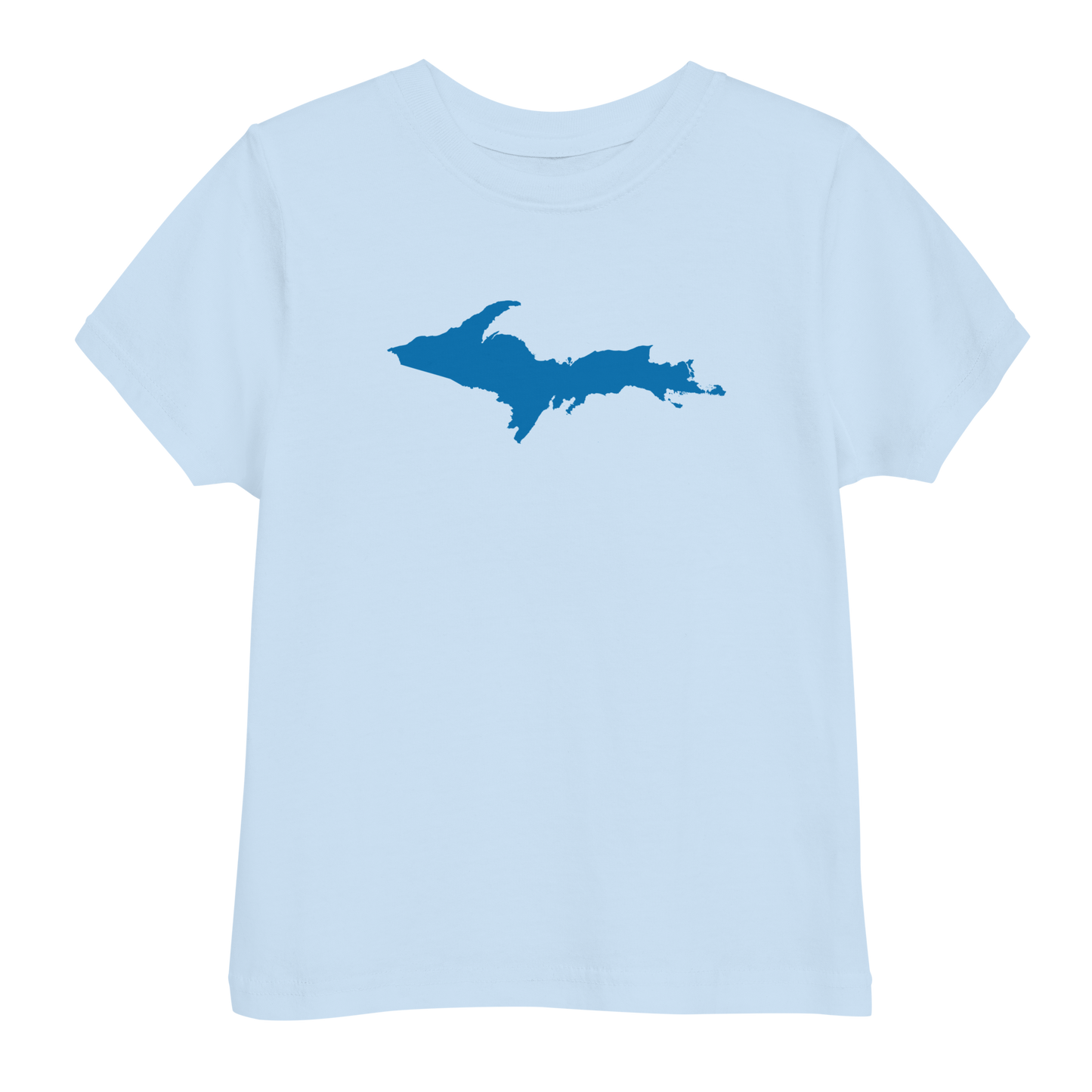 Michigan Upper Peninsula T-Shirt (w/ Azure UP Outline) | Toddler Short Sleeve