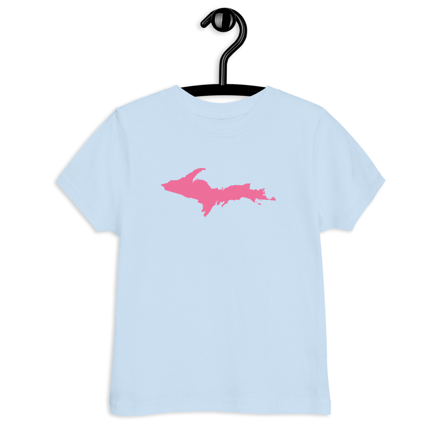 Michigan Upper Peninsula T-Shirt (w/ Pink UP Outline) | Toddler Short Sleeve