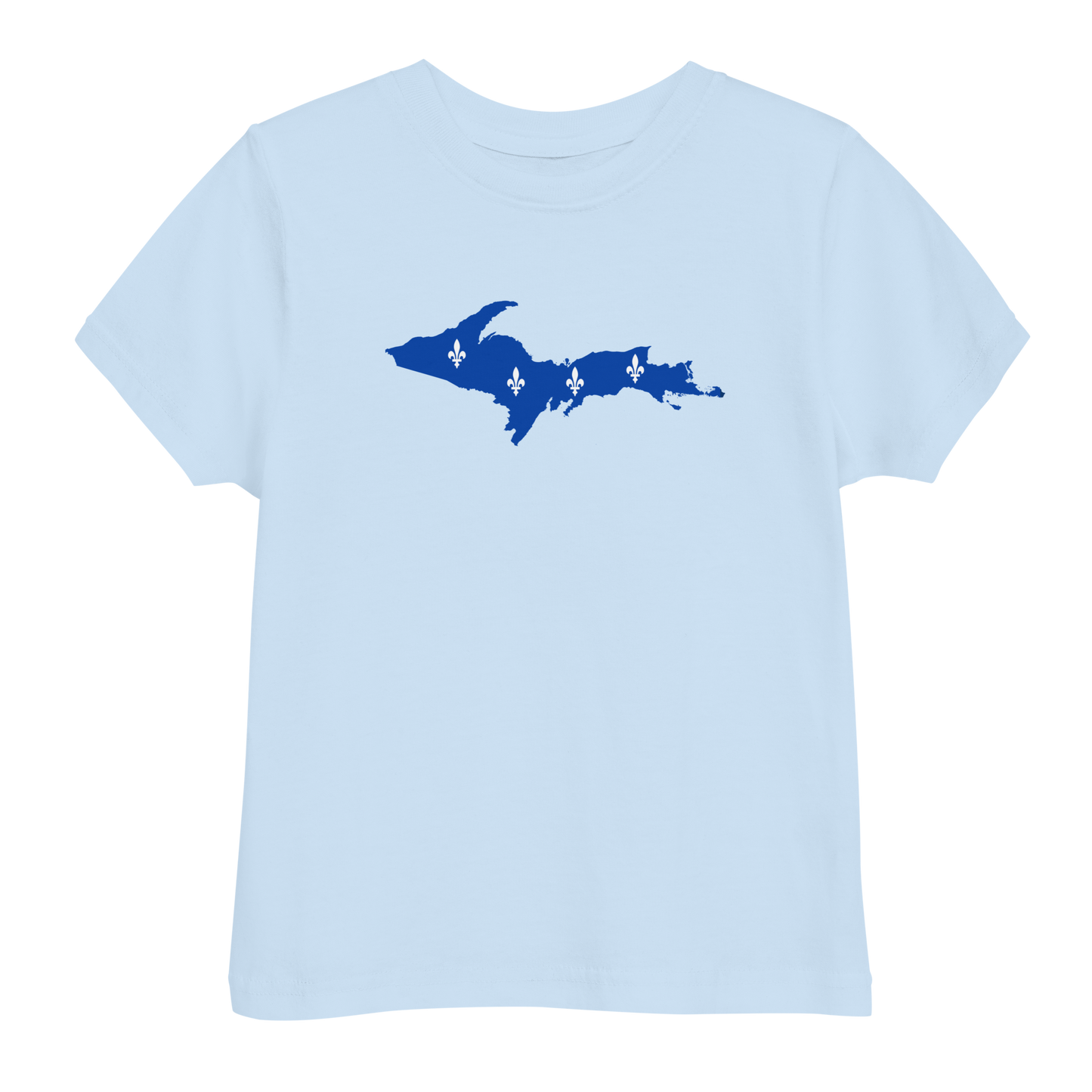 Michigan Upper Peninsula T-Shirt (w/ UP Quebec Flag Outline) | Toddler Short Sleeve