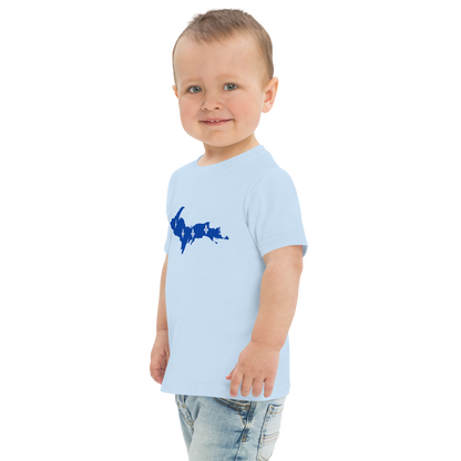 Michigan Upper Peninsula T-Shirt (w/ UP Quebec Flag Outline) | Toddler Short Sleeve