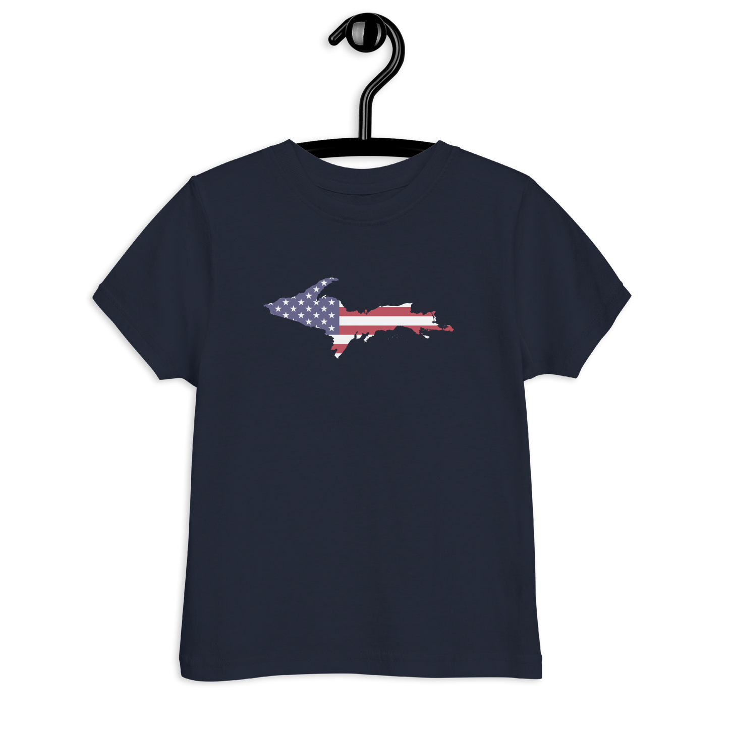 Michigan Upper Peninsula T-Shirt (w/ UP USA Flag Outline) | Toddler Short Sleeve