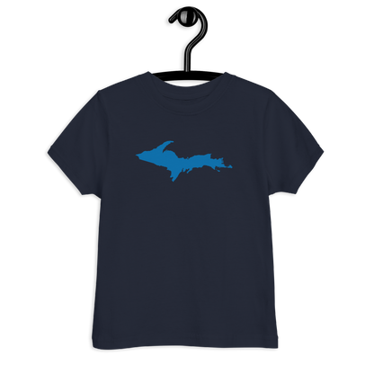 Michigan Upper Peninsula T-Shirt (w/ Azure UP Outline) | Toddler Short Sleeve