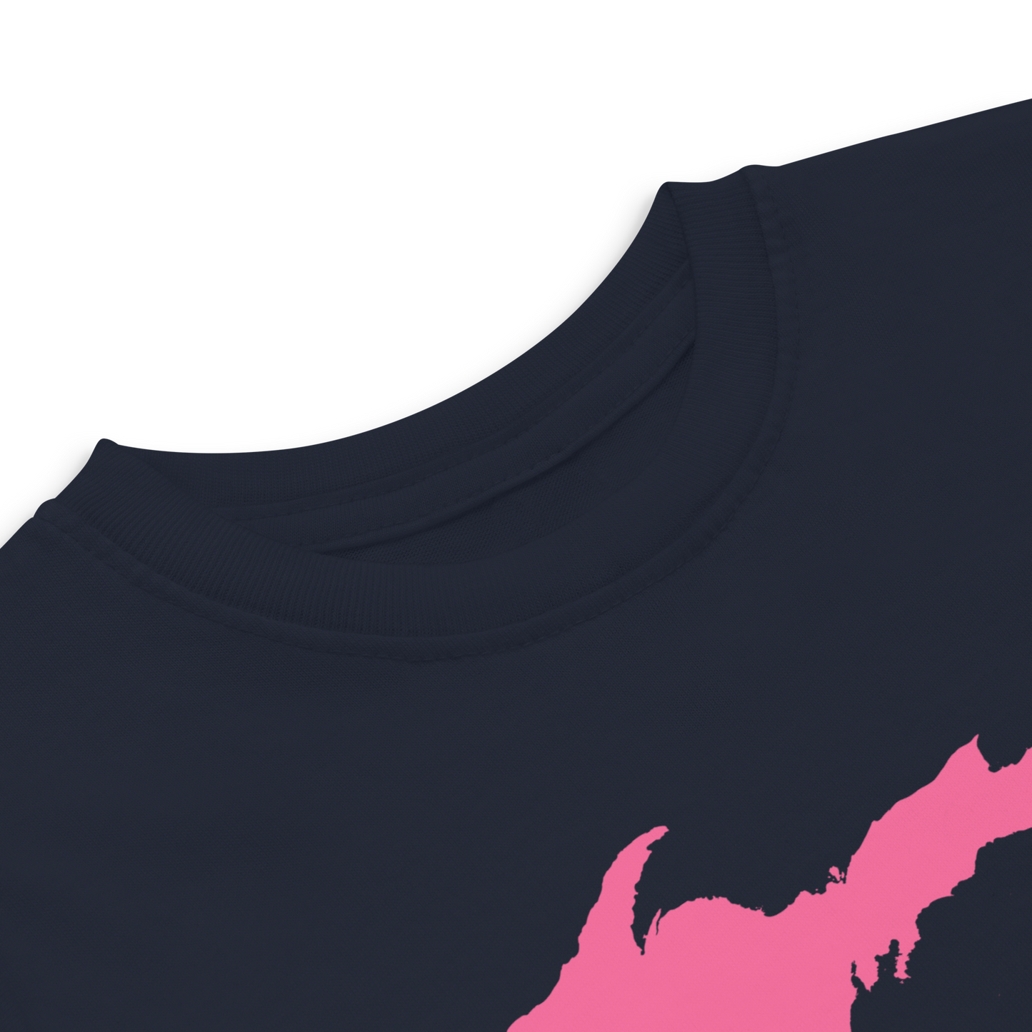 Michigan Upper Peninsula T-Shirt (w/ Pink UP Outline) | Toddler Short Sleeve