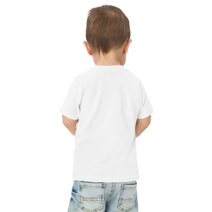 Michigan Upper Peninsula T-Shirt (w/ UP Finland Flag Outline) | Toddler Short Sleeve