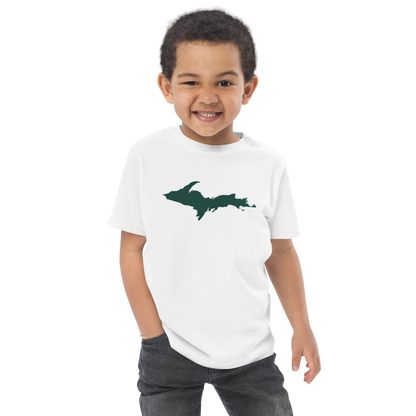 Michigan Upper Peninsula (w/ Green UP Outline) | Toddler Short Sleeve