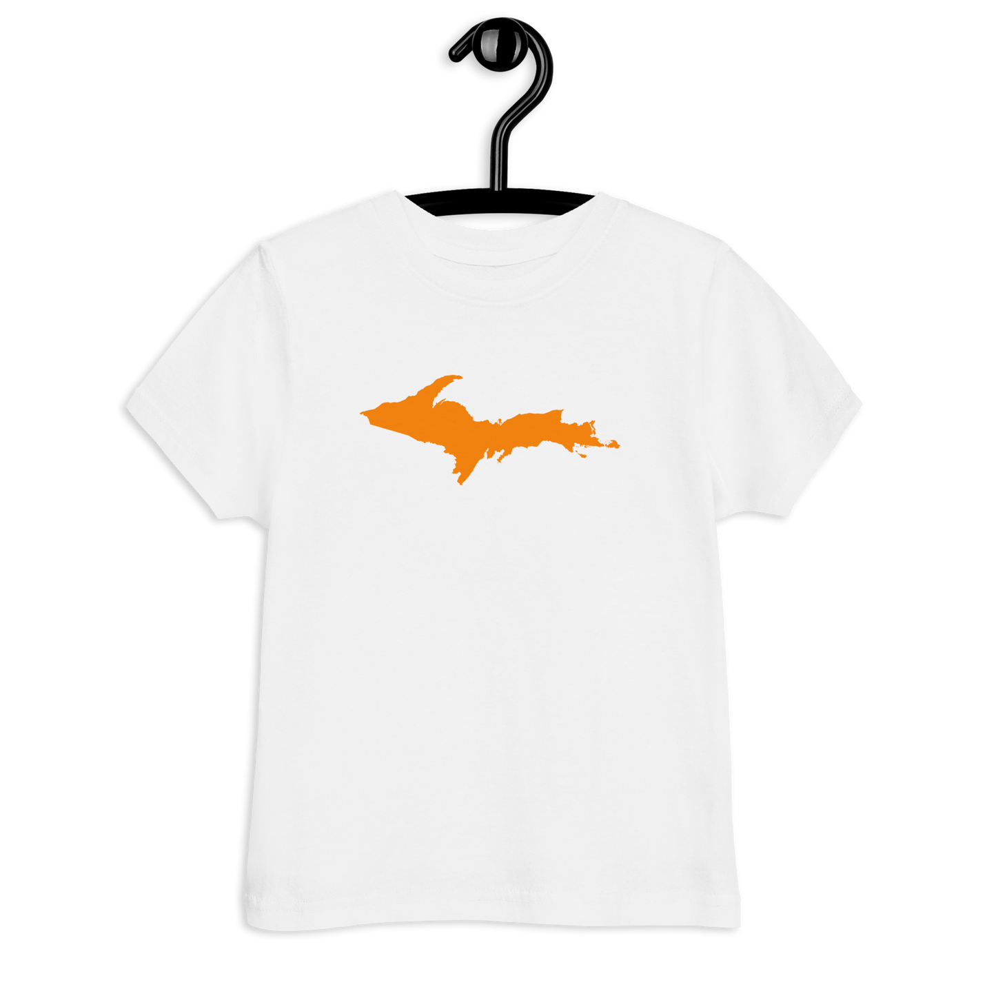 Michigan Upper Peninsula T-Shirt (w/ Orange UP Outline) | Toddler Short Sleeve