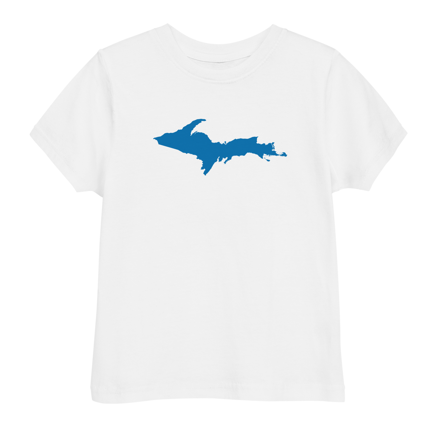 Michigan Upper Peninsula T-Shirt (w/ Azure UP Outline) | Toddler Short Sleeve