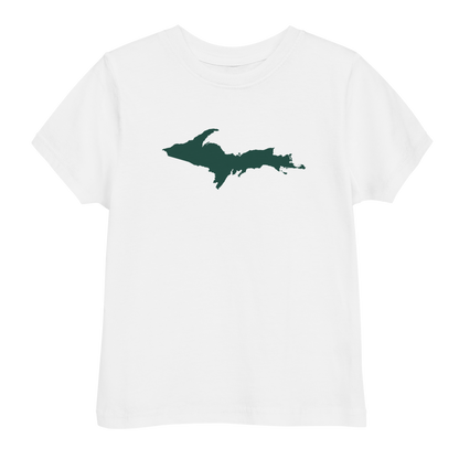 Michigan Upper Peninsula (w/ Green UP Outline) | Toddler Short Sleeve