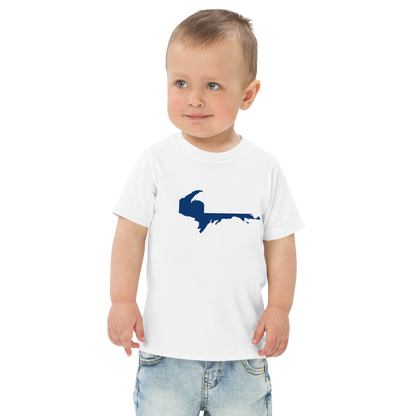 Michigan Upper Peninsula T-Shirt (w/ UP Finland Flag Outline) | Toddler Short Sleeve