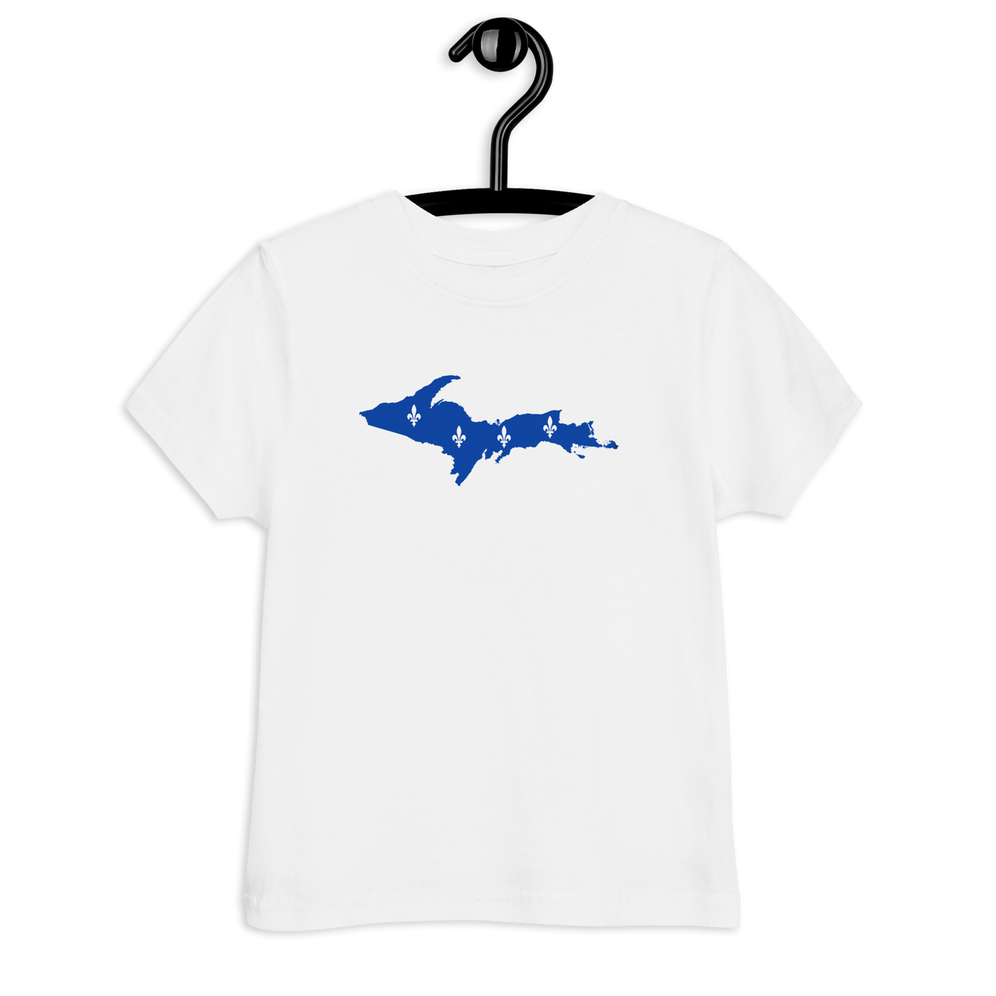 Michigan Upper Peninsula T-Shirt (w/ UP Quebec Flag Outline) | Toddler Short Sleeve