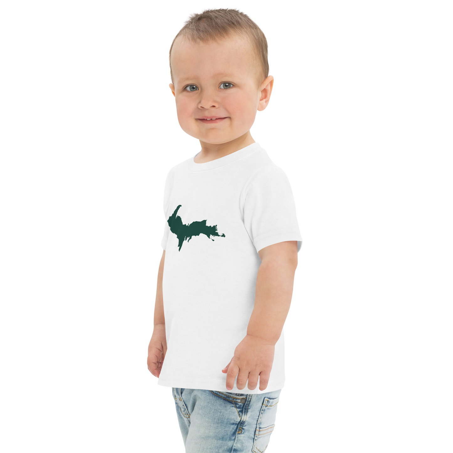 Michigan Upper Peninsula (w/ Green UP Outline) | Toddler Short Sleeve