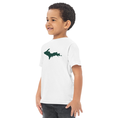 Michigan Upper Peninsula (w/ Green UP Outline) | Toddler Short Sleeve