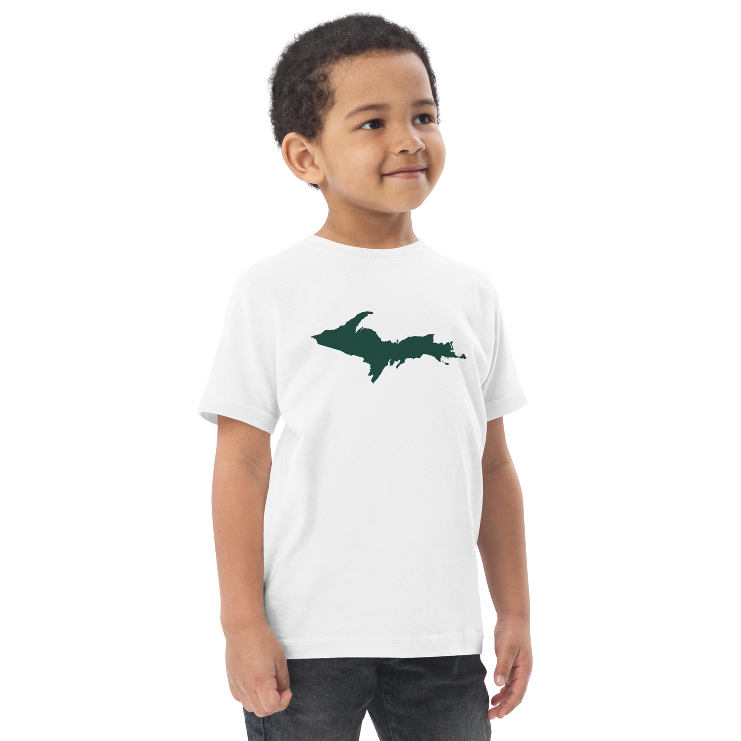 Michigan Upper Peninsula (w/ Green UP Outline) | Toddler Short Sleeve